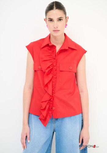 sleeveless Cotton Shirt - ph 1