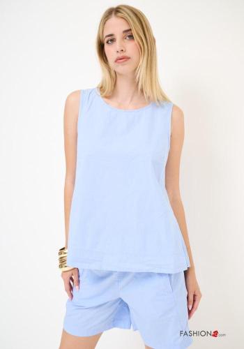 Top in Cotone con bottoni - ph 1