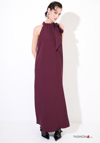 Abito senza maniche lungo con fiocco - ph 1