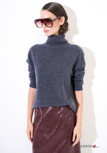 Rollkragenpullover aus Kaschmir-Mischung