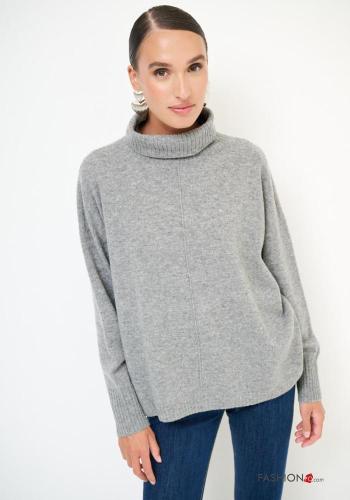 Rollkragenpullover aus Kaschmir-Mischung - ph 1