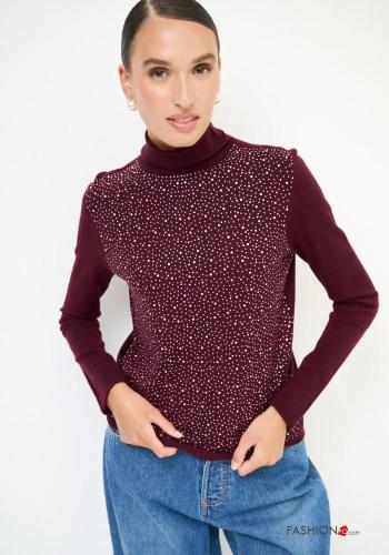 Dolcevita in Misto Lana con strass