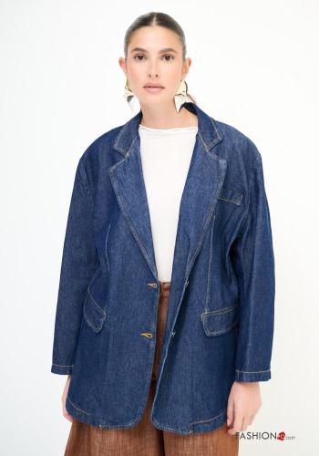 Giacca in Cotone denim - ph 1
