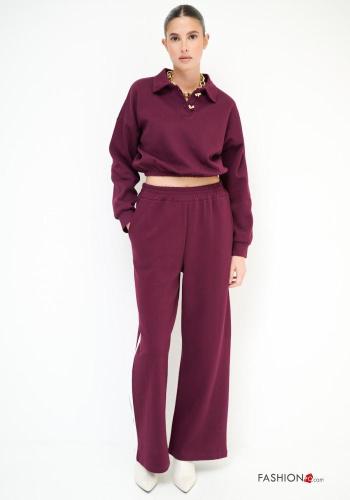 Pantalone in Cotone Fantasia righe