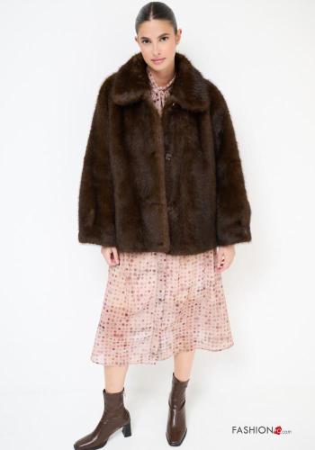 Giacca pelliccia sintetica