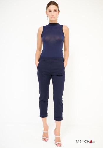 Pantalone skinny con tasche con elastico