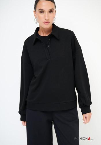 long sleeve with collar Polo shirt with buttons - ph 1