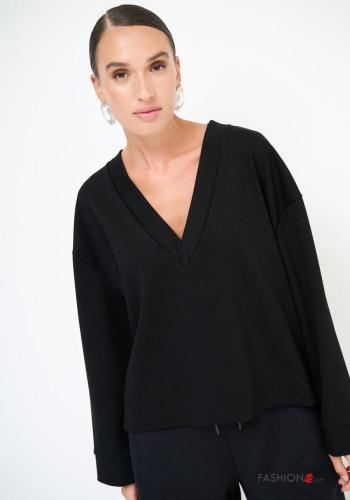 Maglietta a manica lunga scollo a V - ph 1