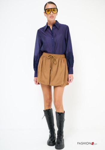 Skort with elastic