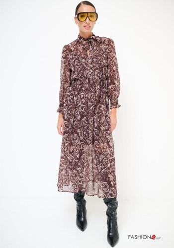 Paisley Muster Kleid