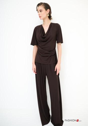 Pantalone wide leg con elastico - ph 1