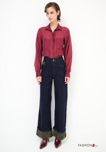 Jeans in Cotone Fantasia animalier - ph 1
