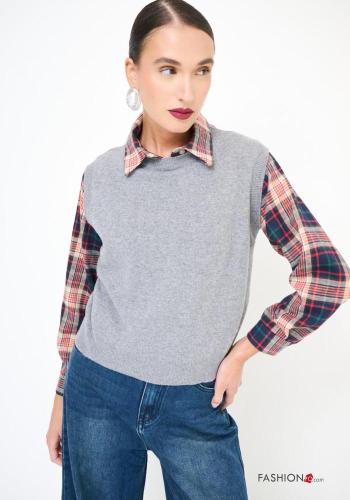 Maglione in Misto Cashmere senza maniche - ph 1