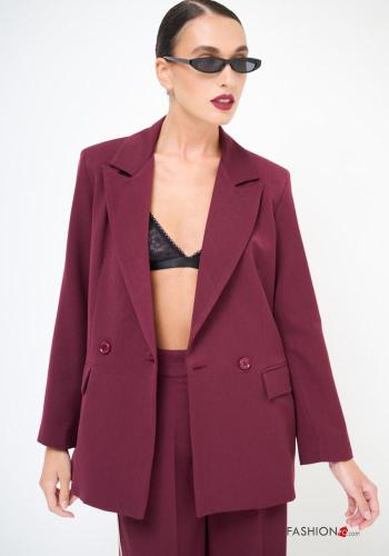Blazer maniche lunghe con bottoni - ph 1
