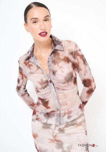 Chemise Imprimé feuilles