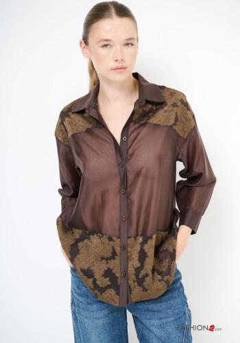 Camicia Fantasia ricamata