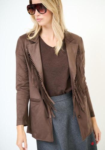 Veste à franges