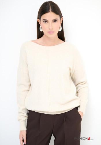 long sleeve crew neck Sweater - ph 1