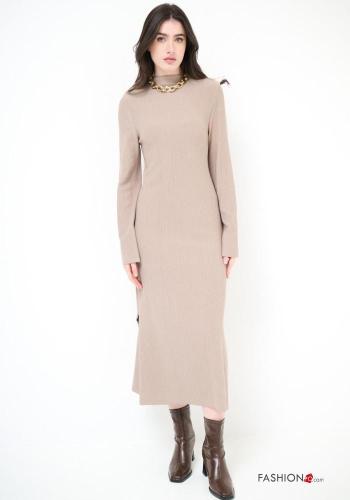 long sleeve Dress with split