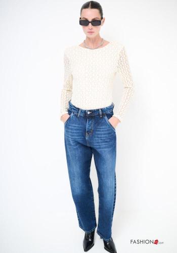 Vaqueros de Algodón tela vaquera