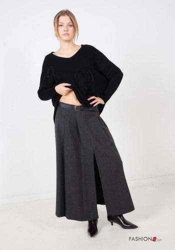 Falda con cinturón con abertura - ph 1