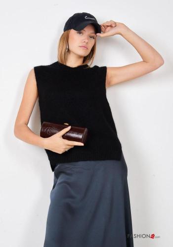 Maglione in Mohair senza maniche - ph 1