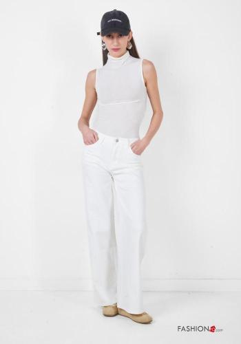 denim Cotton Trousers - ph 1