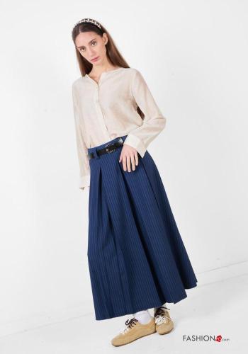 Gonna Fantasia righe con cintura - ph 1