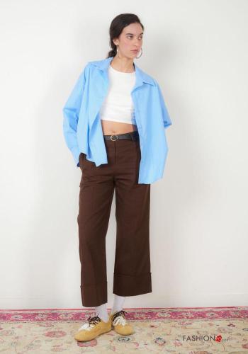 Pantalones de Algodón con cinturón - ph 1