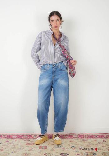 Vaqueros de Algodón tela vaquera