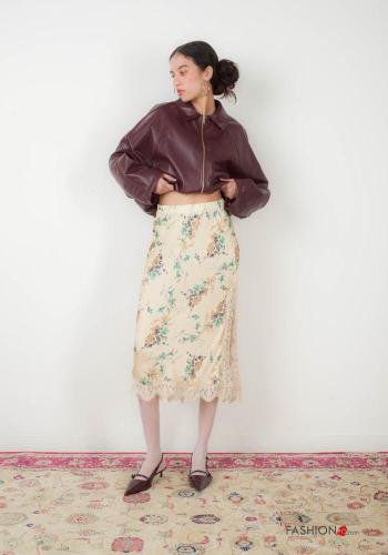 Falda encaje Estampado Floral
