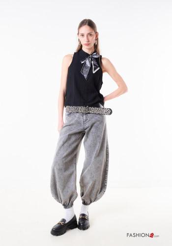 Pantalone in Cotone con elastico - ph 1