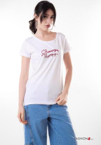 T-shirt de Algodón Diseño impreso - ph 1