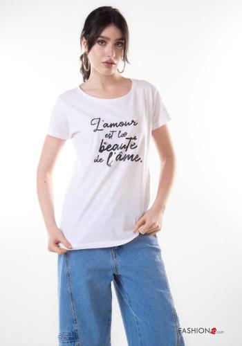 Patterned Cotton T-shirt - ph 1