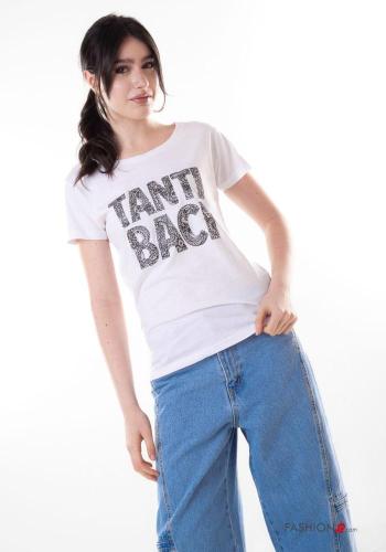 T-shirt de Algodón Diseño impreso - ph 1