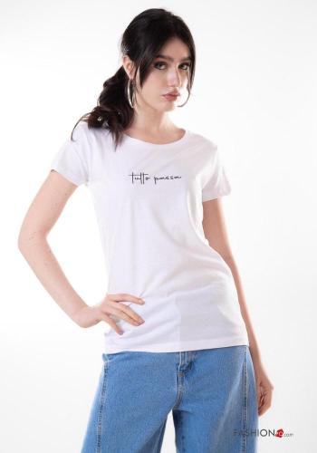 T-shirt de Algodón Diseño impreso - ph 1