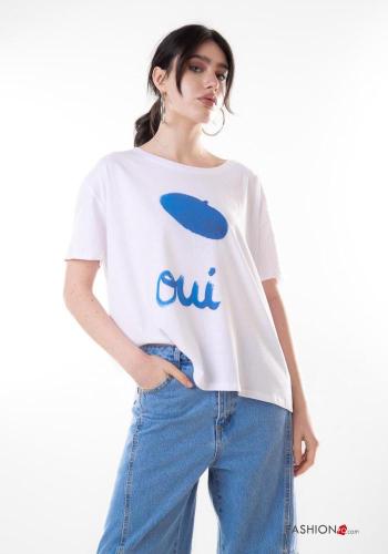 T-shirt de Algodón Diseño impreso - ph 1