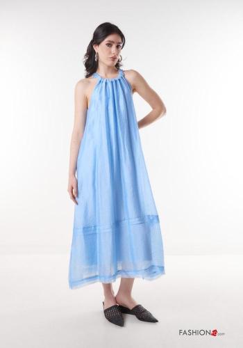 rückenfrei Kleid aus Leinen