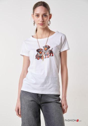 Patterned Cotton T-shirt - ph 1