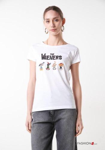 Patterned Cotton T-shirt