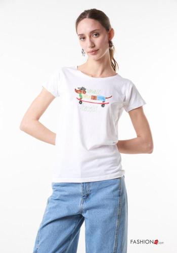 Patterned Cotton T-shirt - ph 1