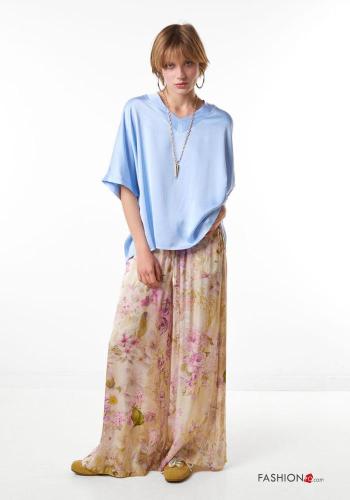 Pantalon à Imprimé Floral - ph 1