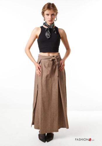 Linen Skirt with bow