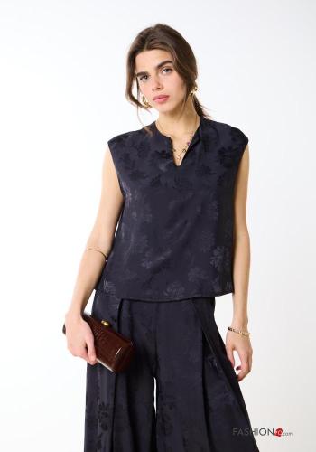 Floral sleeveless Blouse - ph 1