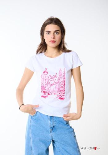 T-shirt de Algodón Diseño impreso - ph 1