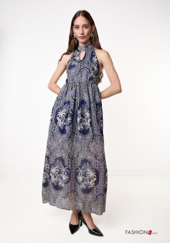 Blumenmuster Kleid aus Baumwolle - ph 1