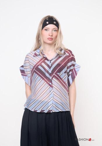 Chemise à Imprimé Géométrique