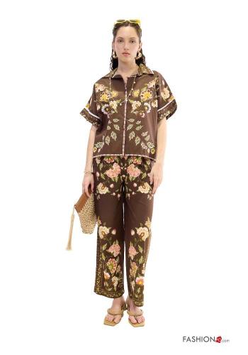 Floral Cotton Trousers - ph 1
