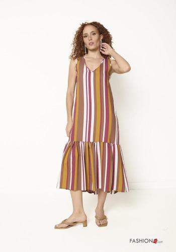 Abito in Lino Fantasia righe - ph 1