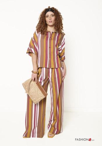 Striped Linen Trousers